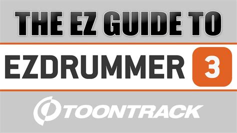 The EZ Guide to EZdrummer 3 .